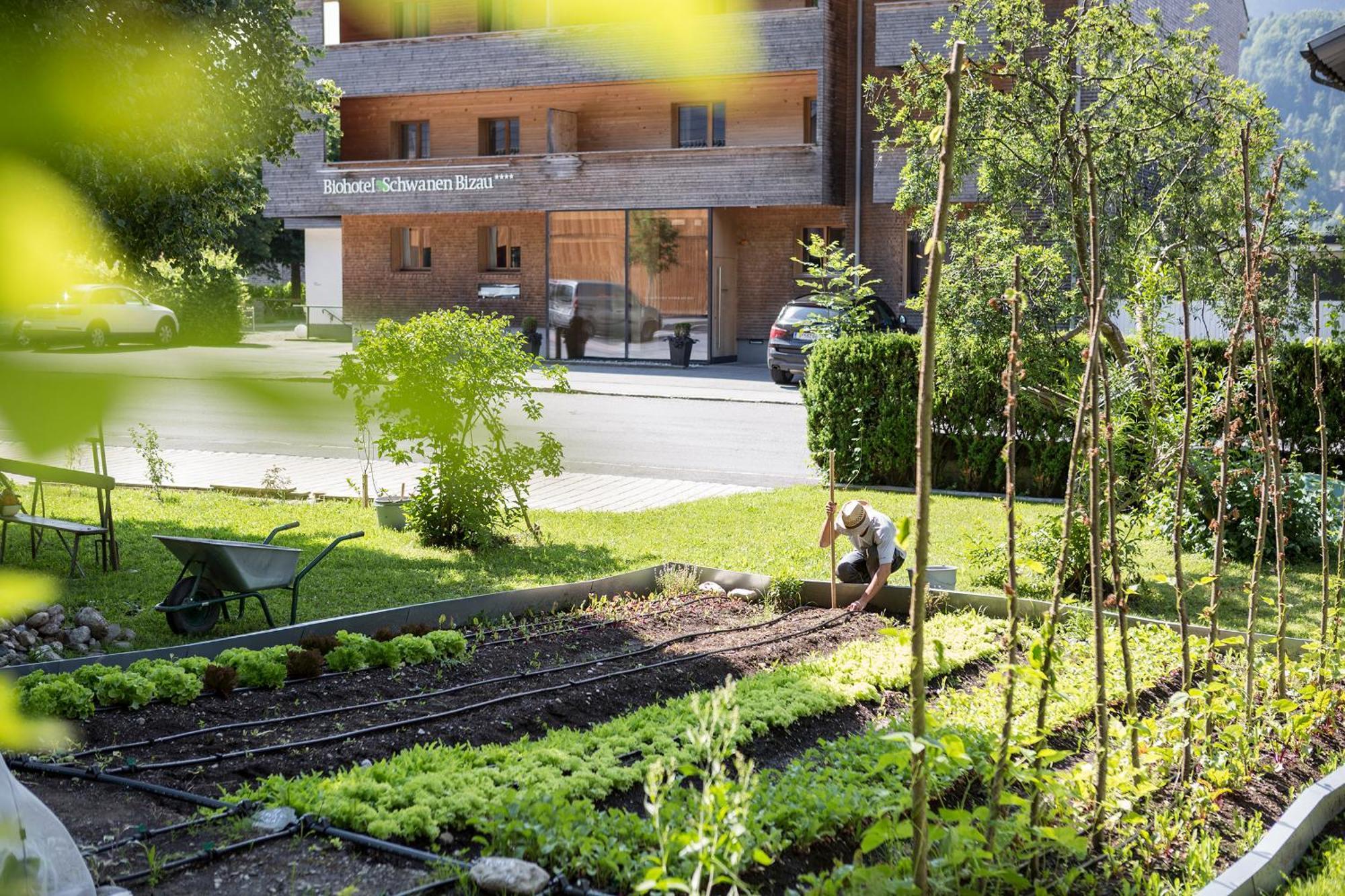 Biohotel Schwanen Bizau Exteriér fotografie